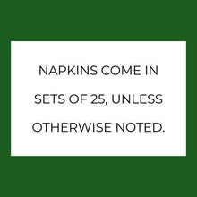 Load image into Gallery viewer, Thanksgiving Turkey Football Pie Personalized Kraft Cocktail or Luncheon Napkins, Set of 25