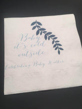 Load image into Gallery viewer, Baby Its Cold Outside Christmas Winter Baby Shower Personalized Cocktail Napkins, Set of 25