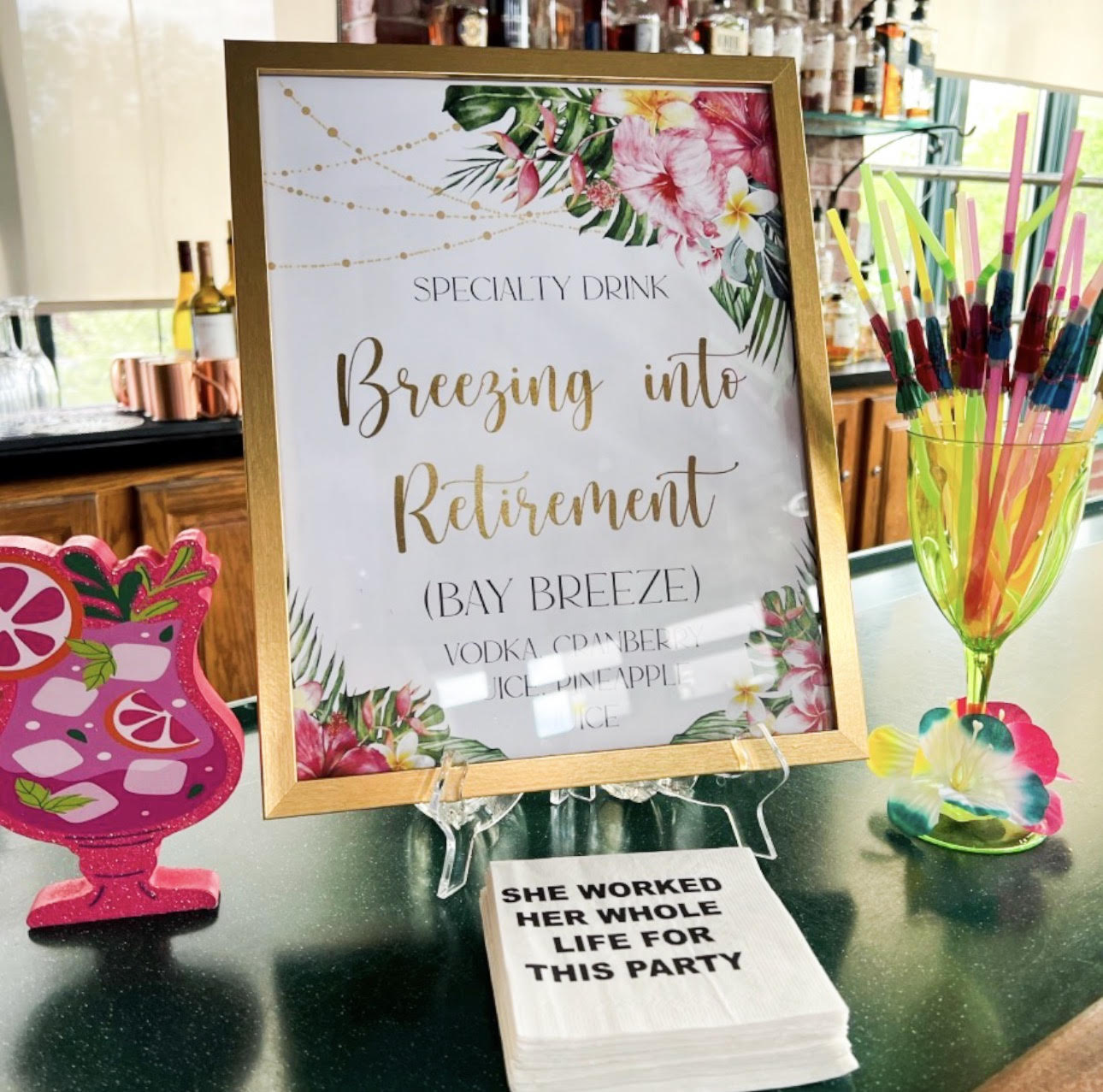 She worked her whole life for this party