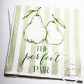 The Perfect Pair Bridal Shower Pear Bridal Shower Pear Couples Shower Perfect Pear  Spring Cocktail, Luncheon or Dinner Napkins Set of 25