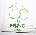 The Perfect Pair Bridal Shower Pear Bridal Shower Pear Couples Shower Perfect Pear  Spring Cocktail, Luncheon or Dinner Napkins Set of 25