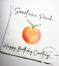 Peach Birthday Napkins Sweet as a Peach First Birthday Spring Summer Shower Personalized Cocktail, Luncheon or Dinner Napkins Set of 25