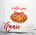 Sweet Little Cutie Pie 1st Birthday Napkins Pumpkin Pie First Birthday Fall First Bday Party Autumn Pumpkin Personalized Napkins, Set of 25