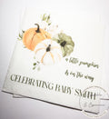 A Little Pumpkin is on the Way Fall Baby Shower Pumpkin Autumn Baby Shower Gender Neutral Fall Baby Shower Personalized Napkins, Set of 25