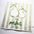The Perfect Pair Bridal Shower Pear Bridal Shower Pear Couples Shower Perfect Pear  Spring Cocktail, Luncheon or Dinner Napkins Set of 25