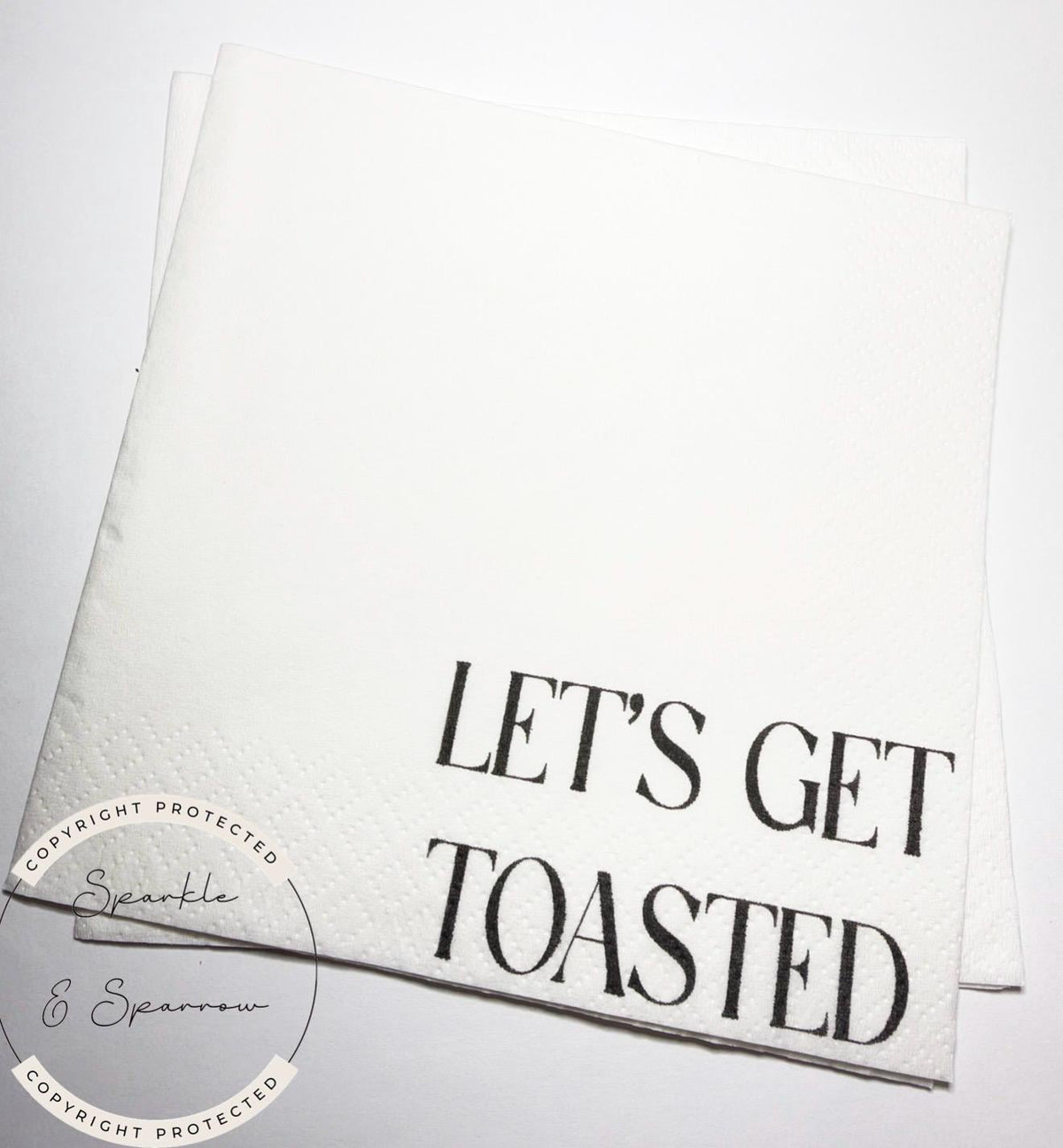 Let’s Get Toasted Smores Bar Roast a Marshmallow Party Smore Birthday Wedding Smores Cocktail, Luncheon or Dinner Napkins Set of 25