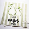 The Perfect Pair Bridal Shower Pear Bridal Shower Pear Couples Shower Perfect Pear  Spring Cocktail, Luncheon or Dinner Napkins Set of 25