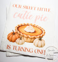 Sweet Little Cutie Pie Birthday Napkins Pumpkin Pie First Birthday Fall 1st Birthday Party Autumn Pumpkin Birthday Party Napkins, Set of 25
