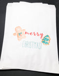 Merry Christmas Treat Bags Christmas Class Party Favor Bags, Set of 10