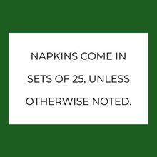 Load image into Gallery viewer, Adventure Begins Greatest Adventure Baby Shower Personalized Arrow Mountain Kraft Cocktail or Luncheon Napkins, Set of 25
