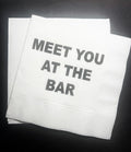 Meet You at the Bar You've Been Served Law School Graduation Lawyer Attorney Graduation Cocktail, Luncheon or Dinner Napkins Set of 25