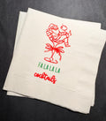 Fa la la la Cocktails Tini Bit Merry Holiday Martini Christmas Party Friendsmas Holiday Party Cocktail Luncheon or Dinner Napkins Set of 25