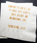 Friendsgiving Thanksgiving Happy Friendsgiving Happy Thanksgiving Funny Friendsgiving Cocktail, Luncheon or Dinner Napkins Set of 25