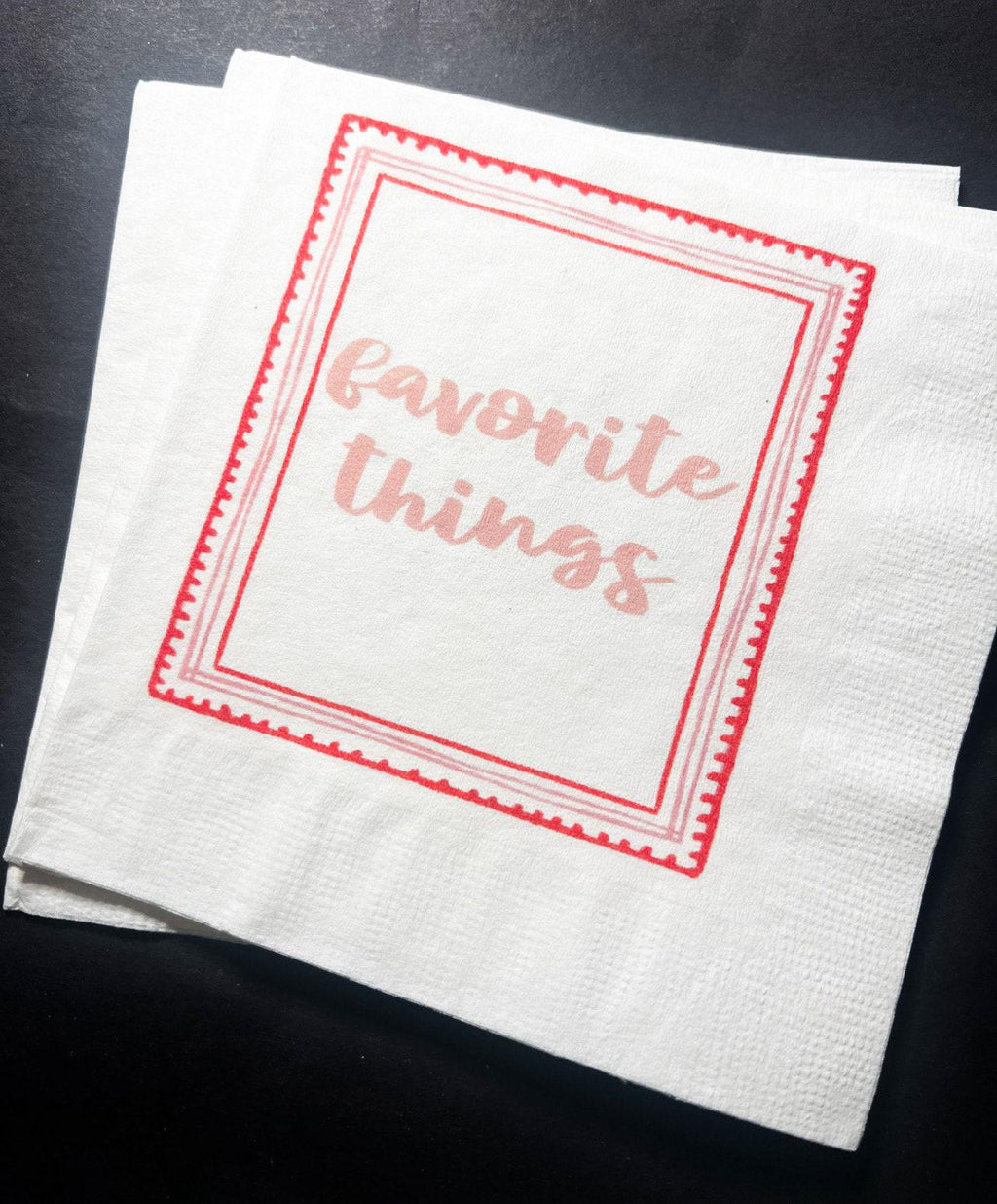 Favorite Things Party Galentines Day Brunch Love My Gals a Brunch  Valentines Day Party Cocktail, Luncheon or Dinner Napkins, Set of 25