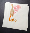 Two Silly Goose 2nd Birthday Second Birthday Goose Preppy Goose Birthday Party Cocktail, Luncheon or Dinner Napkins Set of 25