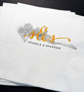 Logo Custom Business Logo Custom Image Business Logo Commercial Restaurant Guest Towels Cocktail, Luncheon or Dinner Napkins Set of 25