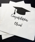 Graduation Party 2026 Grad Custom Graduation Personalized Cocktail, Luncheon or Dinner Napkins Set of 25