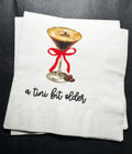 A Tini Bit Older Espresso Martini Red Bow Birthday Party Martini Bar Christmas Holiday Bday Cocktail, Luncheon or Dinner Napkins Set of 25