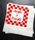 Tini Bit Merry Holiday Martini Christmas Party Jingle & Mingle Friendsmas Holiday Party Cocktail Luncheon or Dinner Napkins Set of 25