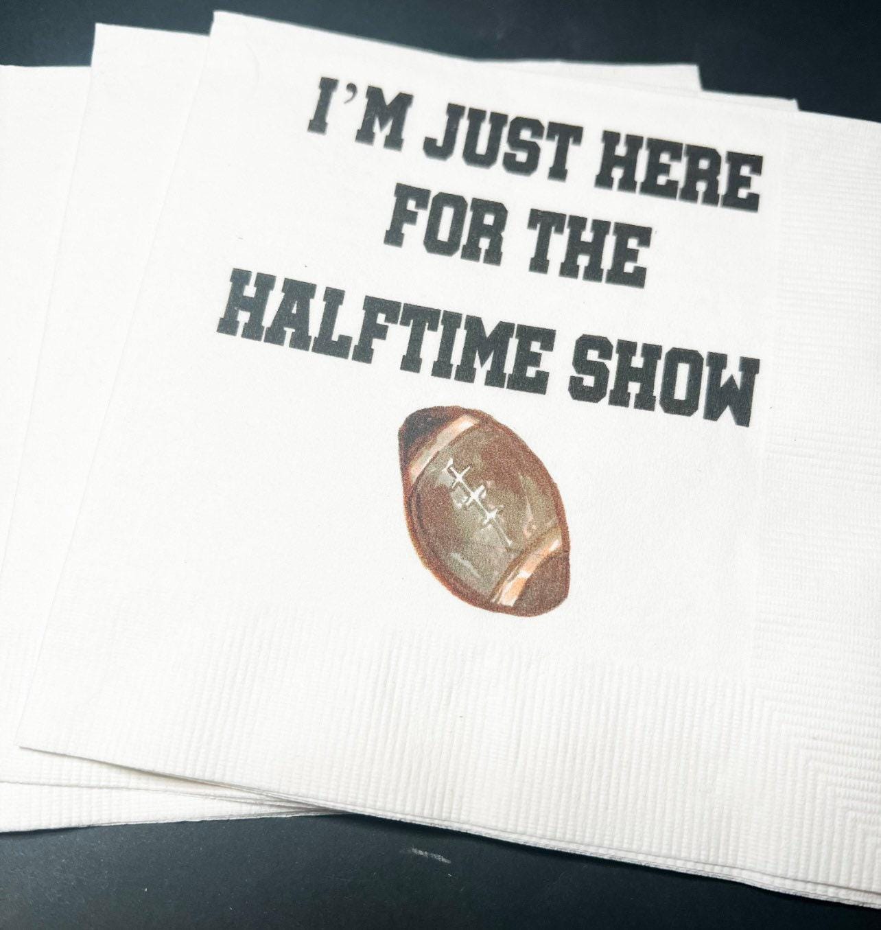 Football Party Funny Super Football Game Cocktail or Luncheon Napkins, Set of 25