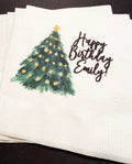Winter Birthday December Christmas Birthday Party Winter Onederland Nutcracker Oh What Fun Personalized Cocktail Napkins, Set of 25