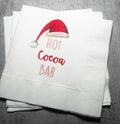 Hot Cocoa Bar Christmas Party Winter Birthday Party Winter Baby Shower Baby it’s Cold Cocktail, Luncheon or Dinner Napkins Set of 25