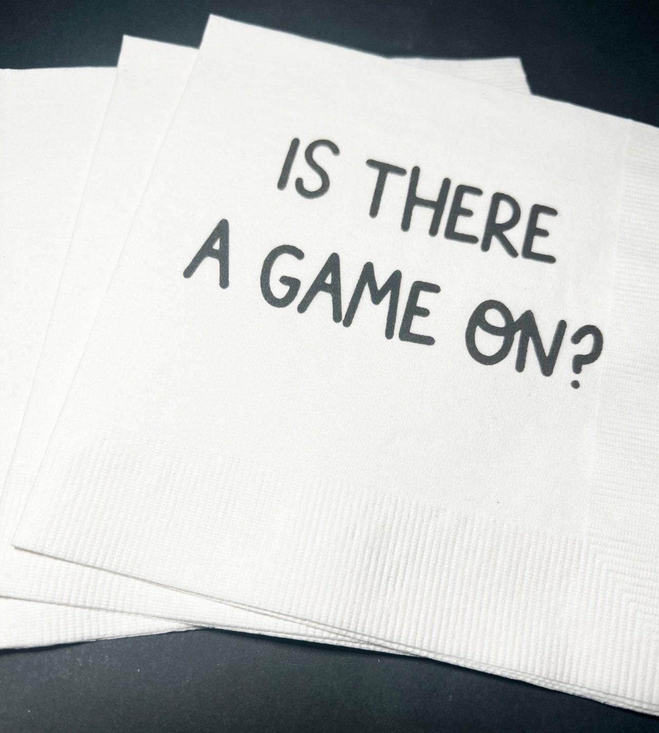 Football Party Funny Super Football Game Cocktail or Luncheon Napkins, Set of 25
