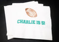Football Birthday Its Game Time Fall Football Birthday Party Football Kids Bday Personalized Cocktail, Luncheon or Dinner Napkins Set of 25