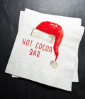 Hot Cocoa Bar Christmas Party Winter Birthday Party Winter Baby Shower Baby it’s Cold Cocktail, Luncheon or Dinner Napkins Set of 25