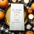 Fall Guest Towels Thanksgiving Linen Feel Ultra Ply White Disposable Towel Dinner Napkin Personalized Paper Hand Towels, Set of 20