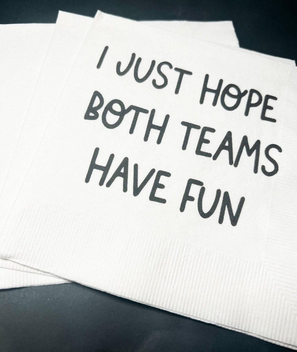 Football Party Funny Super Football Game Cocktail or Luncheon Napkins, Set of 25