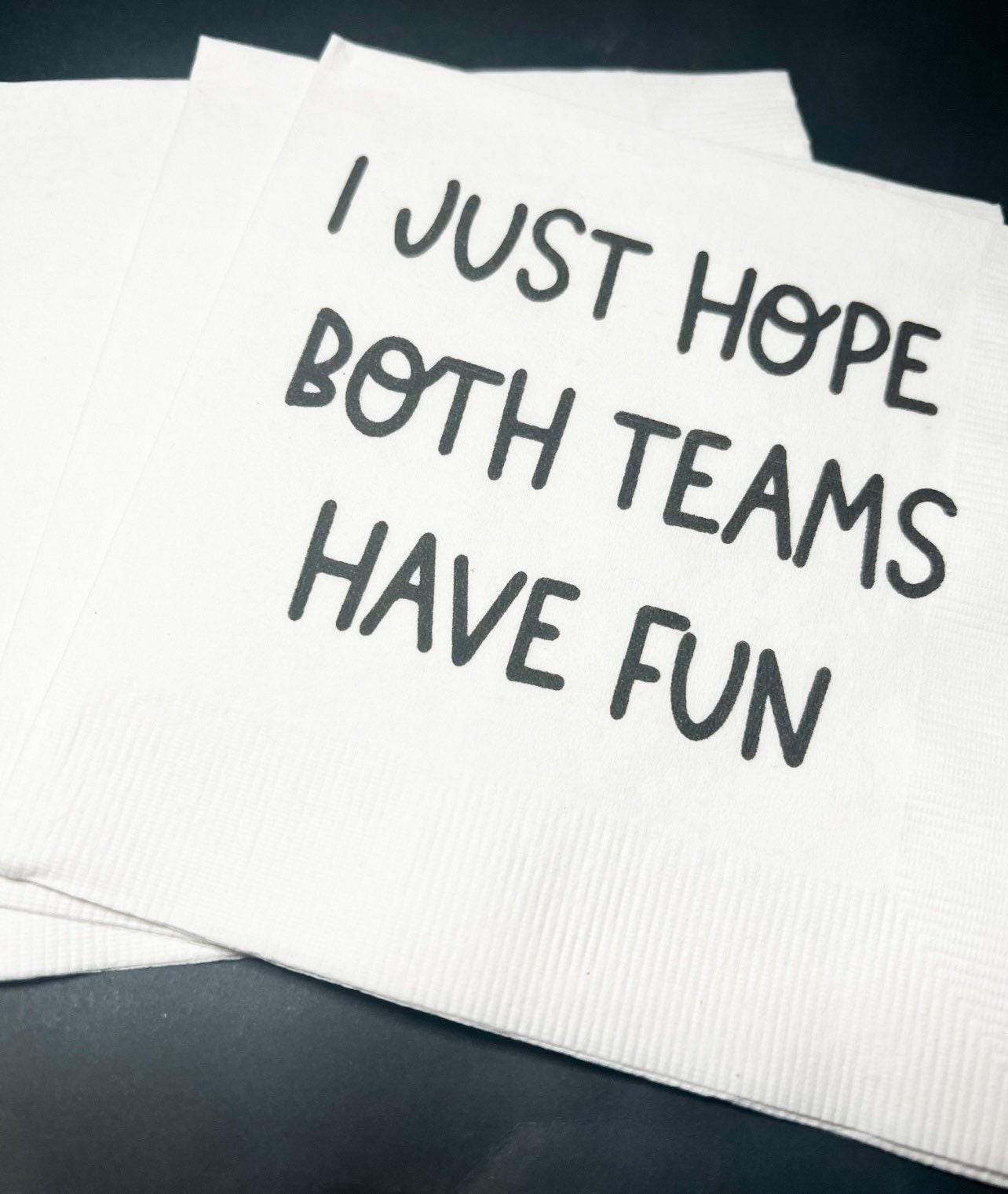 Football Party Funny Super Football Game Cocktail or Luncheon Napkins, Set of 25