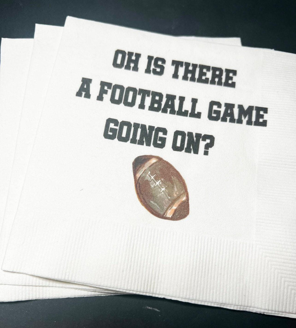 Football Party Funny Super Football Game Cocktail or Luncheon Napkins, Set of 25