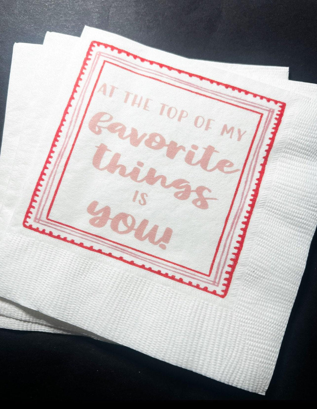 Favorite Things Party Galentines Day Brunch Love My Gals a Brunch  Valentines Day Party Cocktail, Luncheon or Dinner Napkins, Set of 25