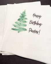 Load image into Gallery viewer, Winter Birthday December Christmas Birthday Party Winter Onederland Nutcracker Oh What Fun Personalized Cocktail Napkins, Set of 25
