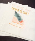 Oh What Fun First Birthday Party Winter Christmas  December Personalized Cocktail, Luncheon or Dinner Napkins Set of 25