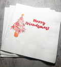 Friendsmas Christmas Party Very Merry Friendsmas It’s giving Friendsmas Funny Christmas Cocktail, Luncheon or Dinner Napkins Set of 25