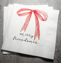 Friendsmas Christmas Party Very Merry Friendsmas It’s giving Friendsmas Funny Christmas Cocktail, Luncheon or Dinner Napkins Set of 25