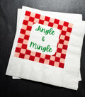 Tini Bit Merry Holiday Martini Christmas Party Jingle & Mingle Friendsmas Holiday Party Cocktail Luncheon or Dinner Napkins Set of 25