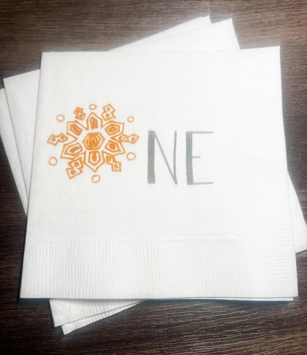 Winter Onederland First Birthday Oh What Fun to be One Snowflake Christmas 1st Birthday Cocktail, Luncheon or Dinner Napkins Set of 25