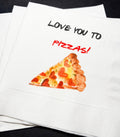 Love You to Pizzas Valentine Pizza Valentines Day Party Singles Party Galentines Cocktail or Luncheon Napkins, Set of 25