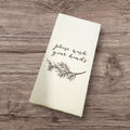 Fall Guest Towels Linen Feel Ultra Ply White Disposable Towel Dinner Napkin Guest Bathroom Thanksgiving Paper Hand Towels, Set of 20