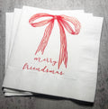 Friendsmas Christmas Party Very Merry Friendsmas It’s giving Friendsmas Funny Christmas Cocktail, Luncheon or Dinner Napkins Set of 25