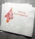 Friendsmas Christmas Party Very Merry Friendsmas It’s giving Friendsmas Funny Christmas Cocktail, Luncheon or Dinner Napkins Set of 25