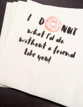 Load image into Gallery viewer, Galentines Day Brunch Donut What I’d Do Love My Gals a Brunch Girlfriends Valentines Day Party Singles Party Cocktail Napkins, Set of 25
