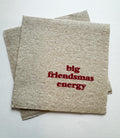 Friendsmas Christmas Party Very Merry Friendsmas It’s giving Friendsmas Funny Christmas Kraft Cocktail or Dinner Napkins Set of 25