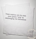Hostess Gift Holiday Hostess Gift Thanksgiving Napkins Friendsgiving Napkins Christmas Hostess Gift Funny Snarky Cocktail Napkins, Set of 25