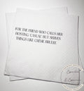 Hostess Gift Holiday Hostess Gift Thanksgiving Napkins Friendsgiving Napkins Christmas Hostess Gift Funny Snarky Cocktail Napkins, Set of 25