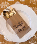 Thanksgiving Dinner Napkin Silverware Holder Thanksgiving Dinner Guest Towel Flatware Holder Place Holder Custom Thanksgiving Table Decor