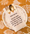 Friendsgiving Napkin Silverware Holder Friendsgiving Dinner Guest Towel Flatware Holder Place Holder Custom Friendsgiving Table Decor